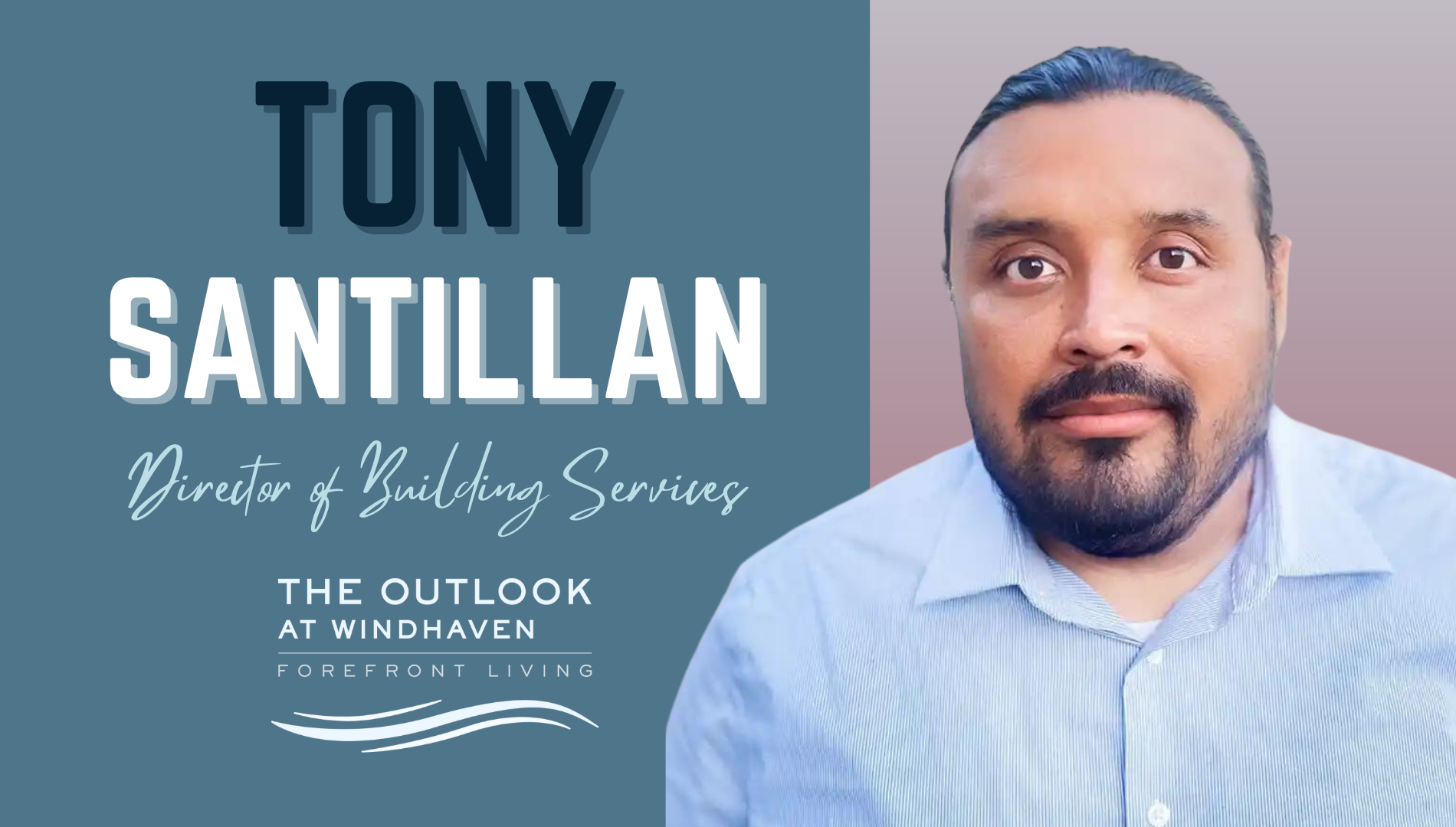 Introducing Tony Santillan: Director of Building Services