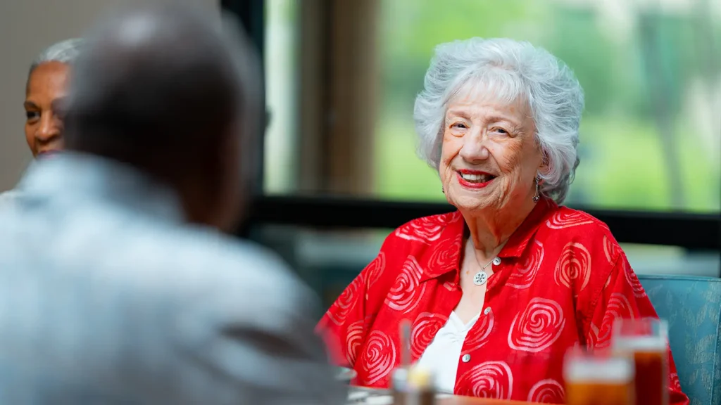 Residents dining