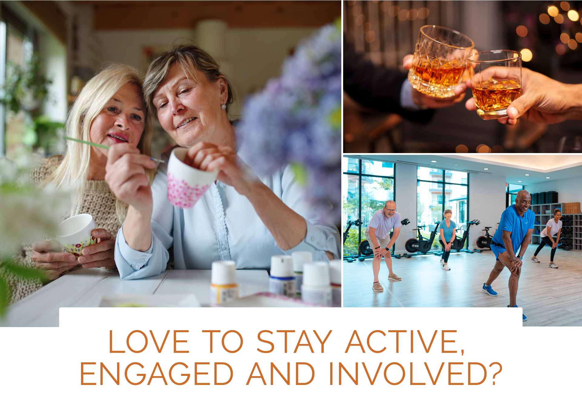 Love to stay active, engaged and involved?