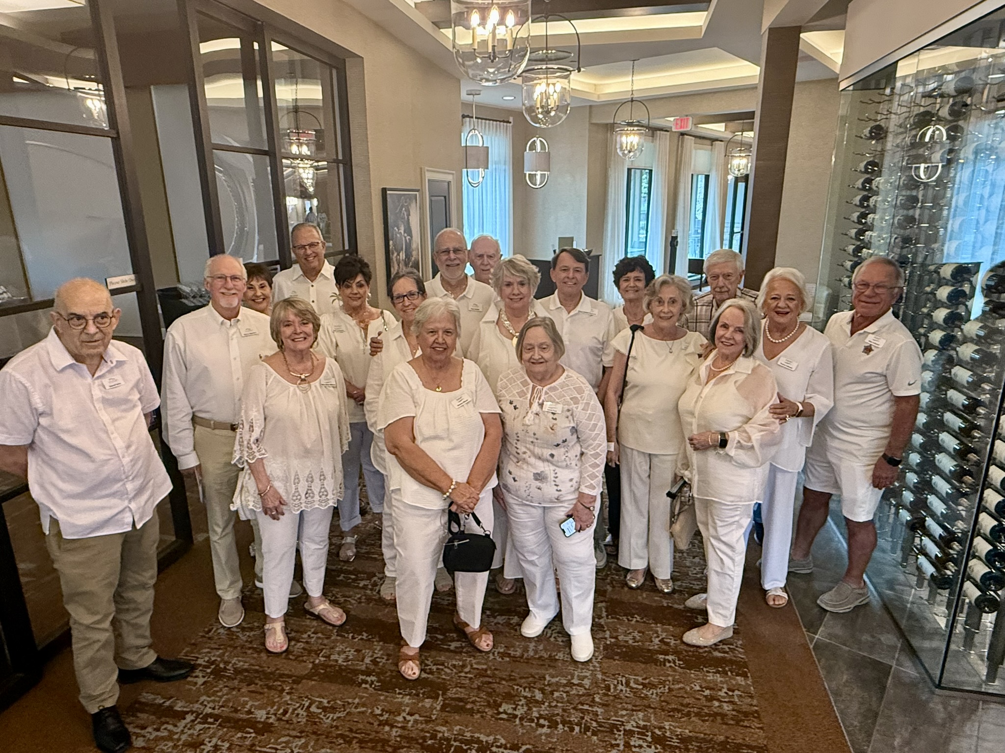 Jazzy Night Dressed In White
