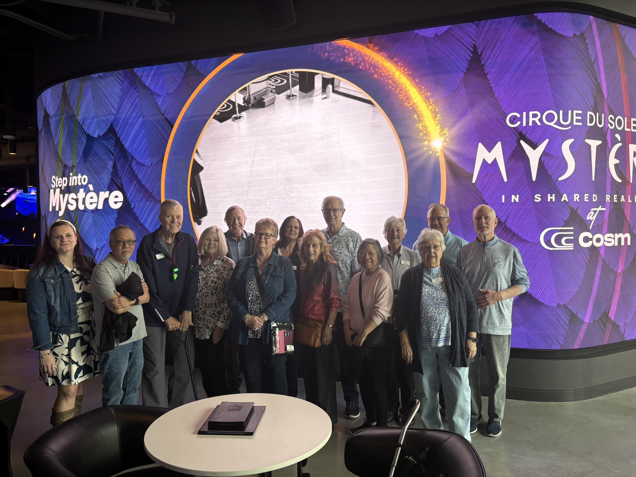 Residents Experience Mystère at Cosm Dallas