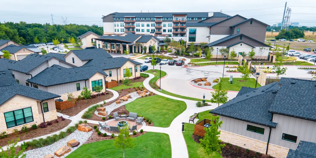 Aerial view of The Outlook at Windhaven